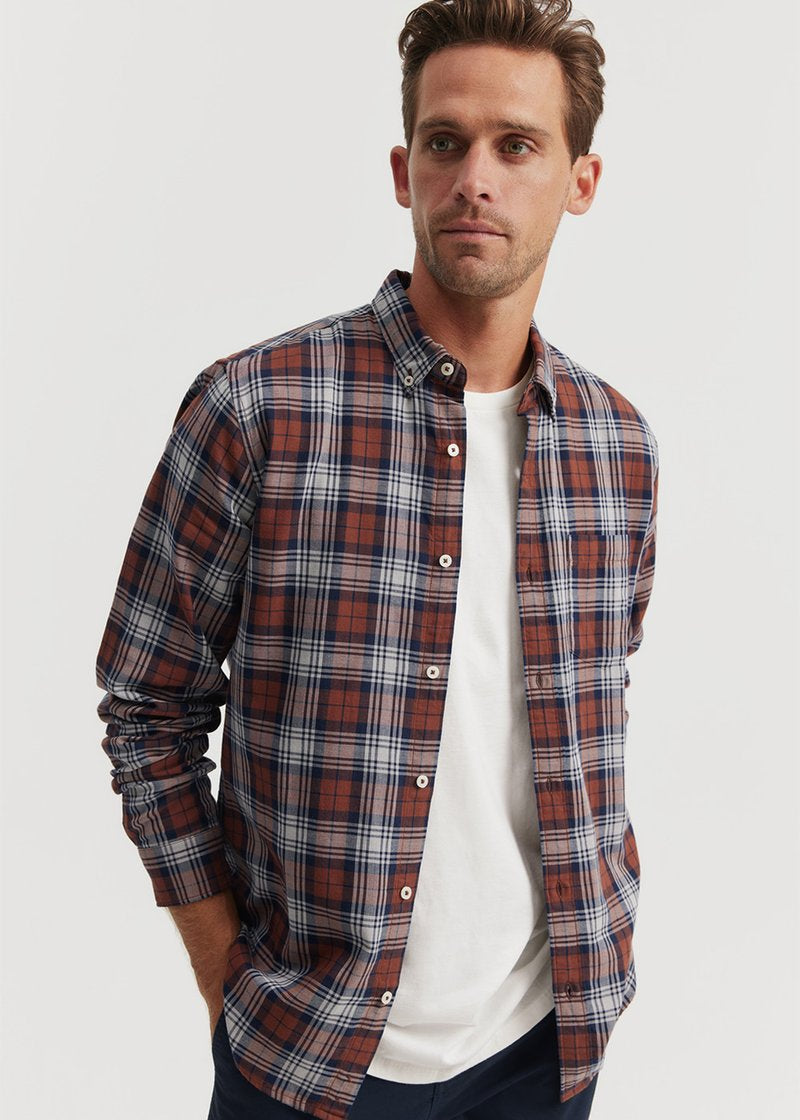Edition check shirt-2col