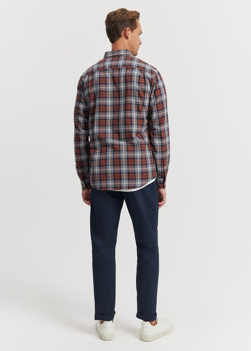 Regular Fit Double Cloth Check Shirt